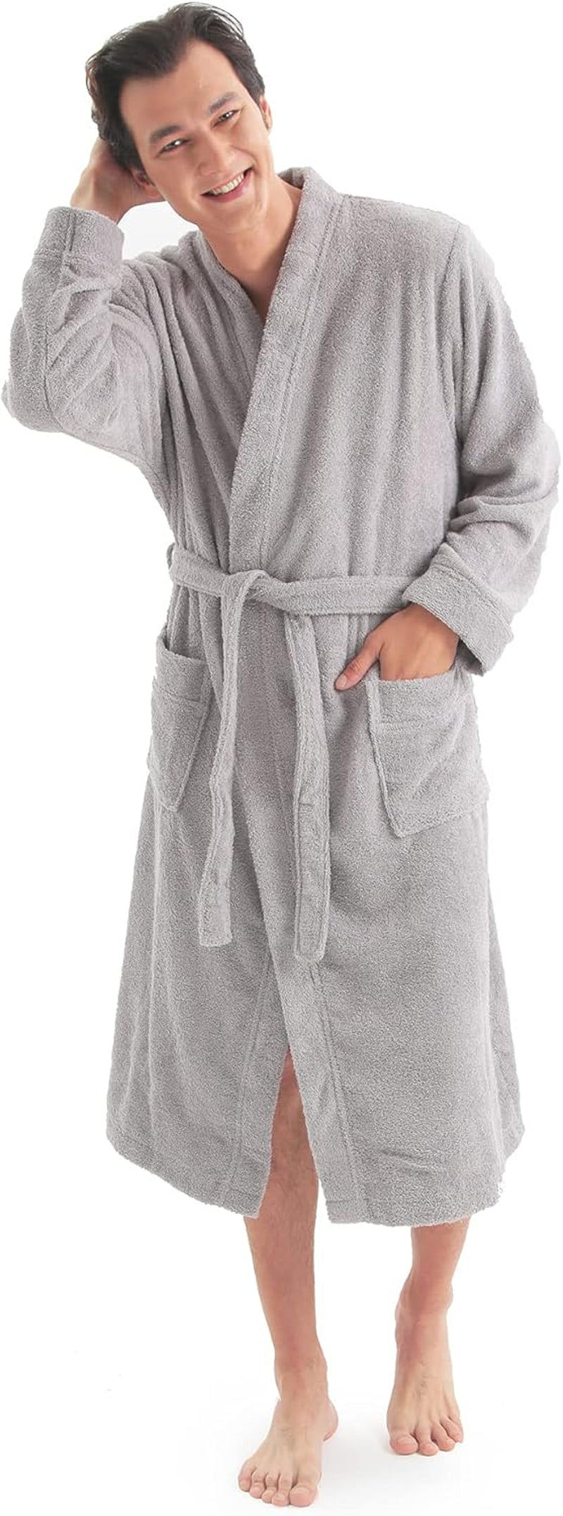 Terry Cloth Robes for Men 100% Natural Turkish Cotton Bathrobe for Men - Luxury Mens Robes in a Great Box